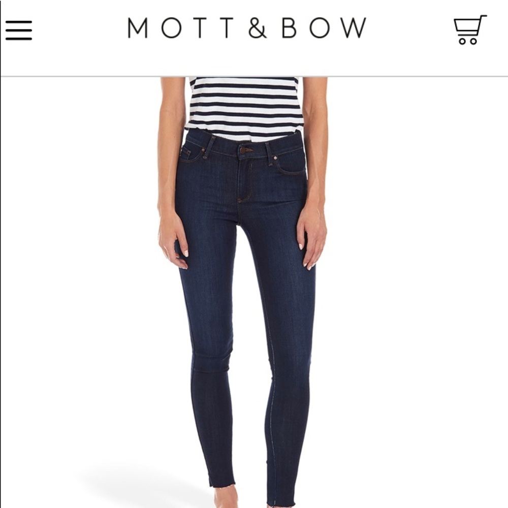 Mott & Bow high waisted skinny jeans